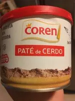 Mängden socker i Paté de cerdo