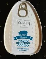 Mängden socker i Magro de cerdo cocido