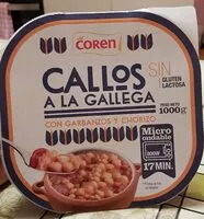 Mängden socker i CALLOS A LA GALLEGA