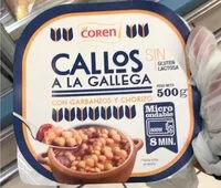 Mängden socker i Callos a la gallega
