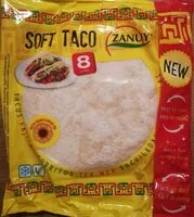 Mängden socker i Soft taco- Tortitas de harina de trigo