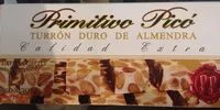 Mängden socker i Turrón duro de almendra