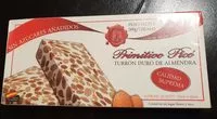 Mängden socker i Turron duro de almendra