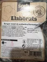 Mängden socker i Burget meat de pollastre/formatge