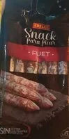 Mängden socker i Snack para picar Fuet