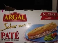 Mängden socker i Paté de hígado de cerdo
