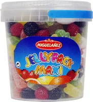 Mängden socker i Jellypack maxi caramelos de goma surtidos