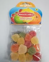 Mängden socker i Gente dulce