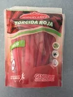 Mängden socker i Geles dulces torcida roja