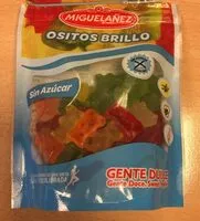Mängden socker i Ositos brillo sin azúcar