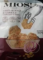 Mängden socker i Mios (chips de maíz & cebolla)