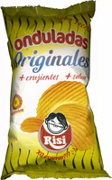 Mängden socker i Patatas fritas onduladas