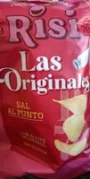 Mängden socker i Chips Risi Originales
