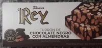 Mängden socker i Turrón de chocolate negro con almendras