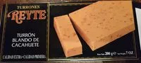 Mängden socker i Turrón Blando de cacahuete