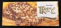 Mängden socker i Turrón de chocolate con almendras