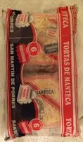 Mängden socker i Tortas de manteca