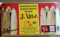 Mängden socker i Espárragos extra blancos gruesos pelados