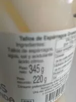 Mängden socker i Esparragos