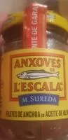 Mängden socker i Filetes de anchoa aceite de oliva