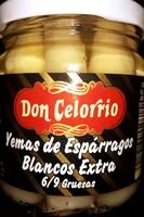 Mängden socker i Yemas de espárragos blancos extra