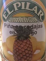 Mängden socker i Piña en rodajas en su jugo