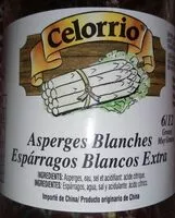 Mängden socker i Asperges blanches