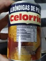 Mängden socker i Albóndigas de pollo
