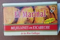 Mängden socker i Mejillones en escabeche