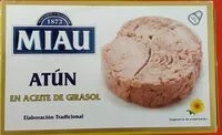 Mängden socker i Atun en aceite de girasol