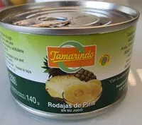 Mängden socker i Rodajas de piña