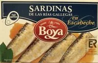 Mängden socker i Sardinas de las rías gallegas en escabeche