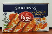 Mängden socker i Sardinas en salsa de tomate