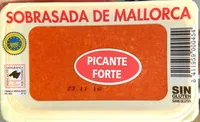 Mängden socker i Sobrasada de Mallorca
