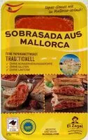 Mängden socker i Sobrasada de Mallorca