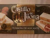 Mängden socker i Turrón de Alicante