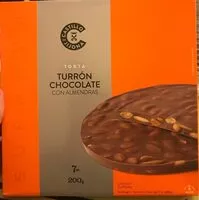 Mängden socker i Turrón chocolate con almendras