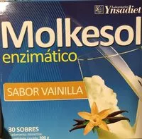 Mängden socker i Molkesol Enzimatico (Sabor Vainilla)