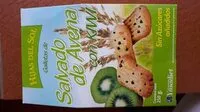 Mängden socker i Galletas de salvado de avena con kiwi