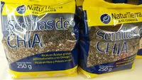Mängden socker i Semillas de Chía NaturTierra
