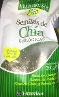 Mängden socker i Hijas del sol semillas de chía ecológicas