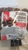 Mängden socker i Kl protein biscotes proteicos con semillas