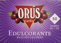 Mängden socker i Edulcorante Orus