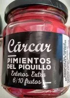 Mängden socker i Pimientos del piquillo
