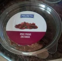 Mängden socker i Uvas pasas sultanas