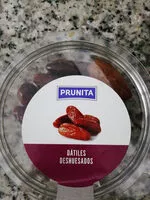 Mängden socker i Dátiles deshuesados