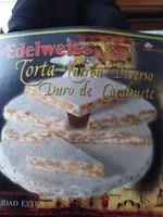 Mängden socker i Torta turron divers duro de cacahuete