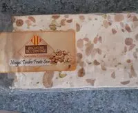 Mängden socker i Nougat tendre fruits secs