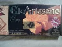 Mängden socker i Turrón de jijona