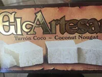 Mängden socker i Turrón coco